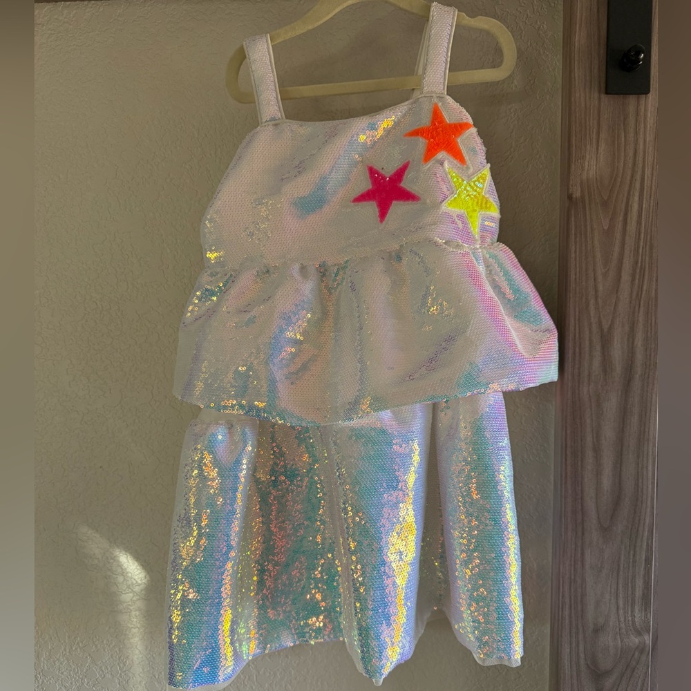Lola + The Boys Iridescent White Jacket